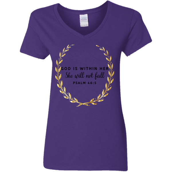 God is Within Her Women's Shirt - Psalm