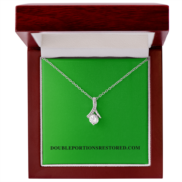 Alluring Beauty Silver Necklace with a Green background Perfect Gift for a Mother, Gift for a Daughter, Gift for Mother in law, Gift for Friend, Gift for a Sister, Gift for First Lady, Gift for a Woman, Lady.